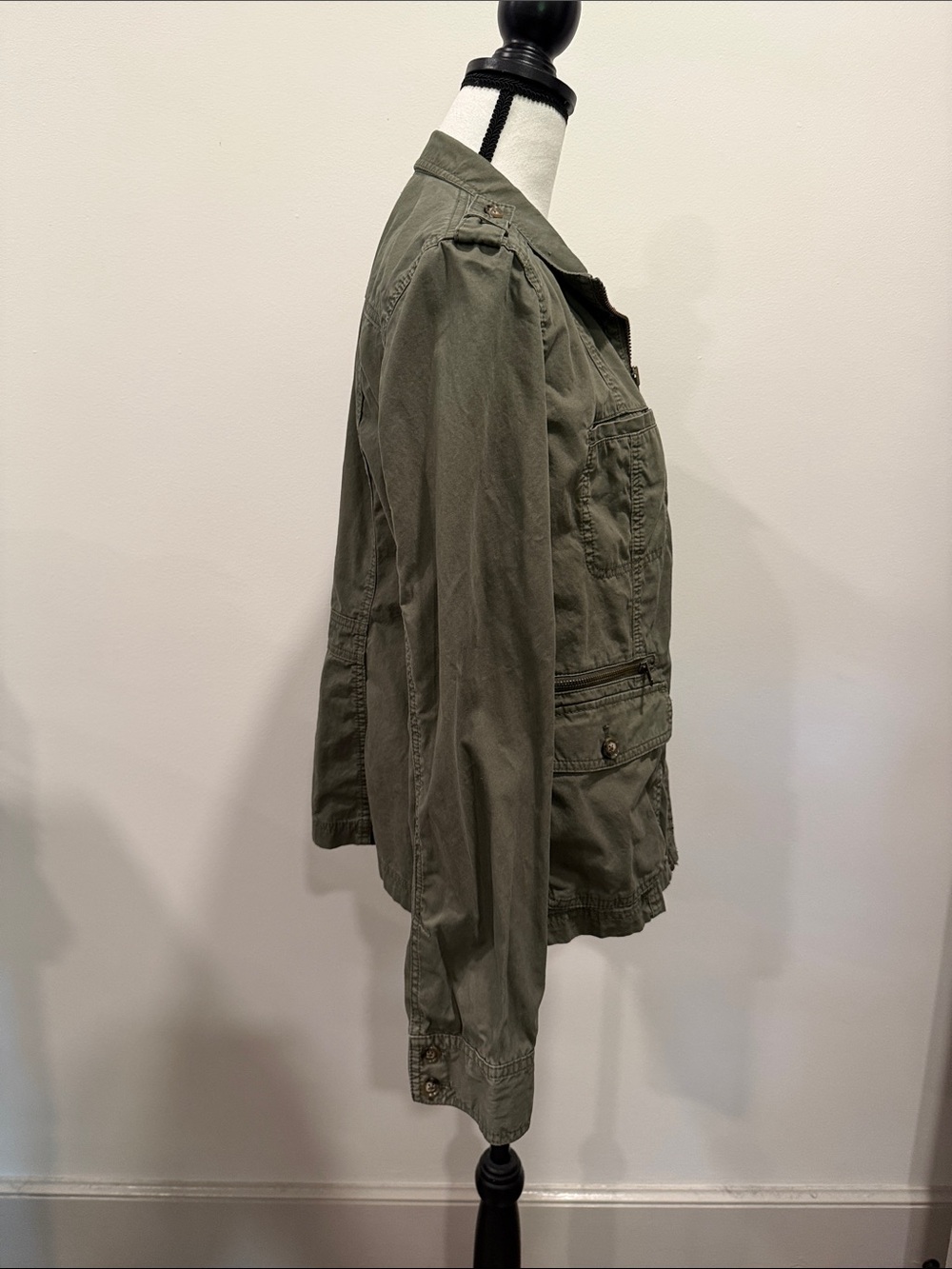 Casion Olive Utility Jacket - Lightweight Field Style Size XL - Picture 4 of 9